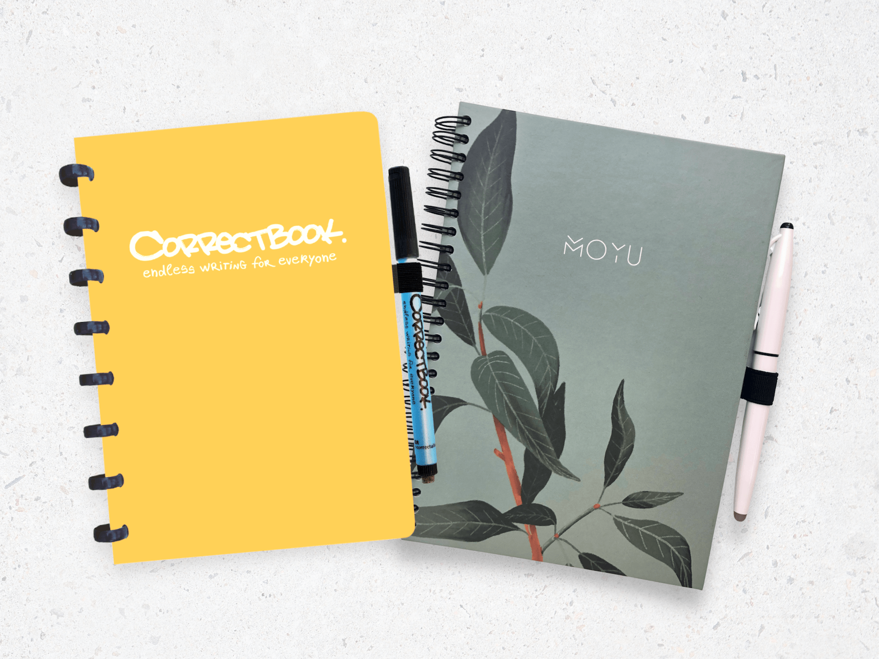 Verschil MOYU notitieboek en Correctbook